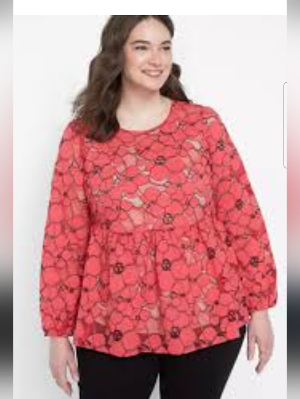 Lane Bryant RED TOP Size 16